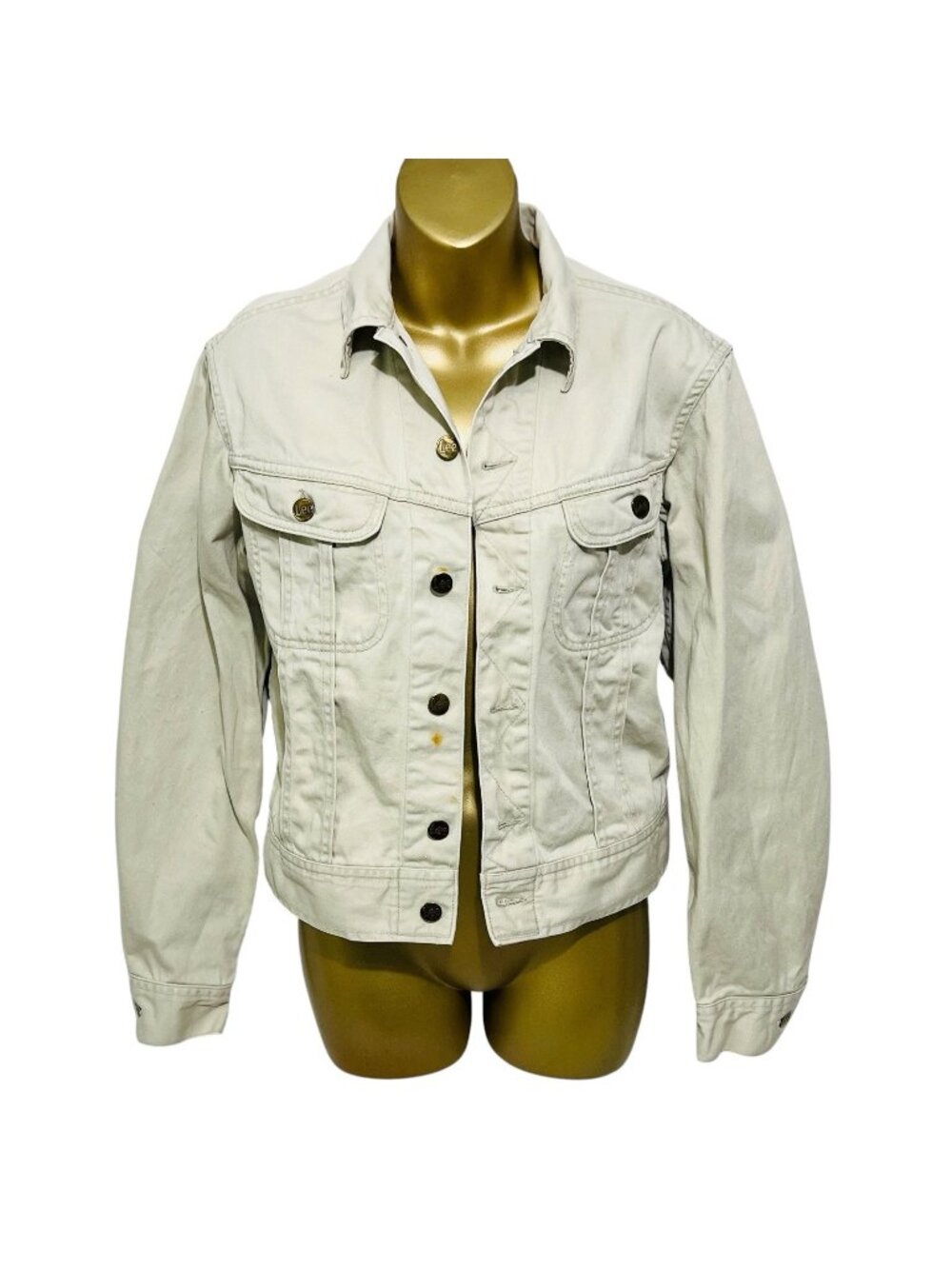 Vtg Lee Westerner 100-J Sanforized Jacket Made in USA 100% Cotton Adult 38 Sm